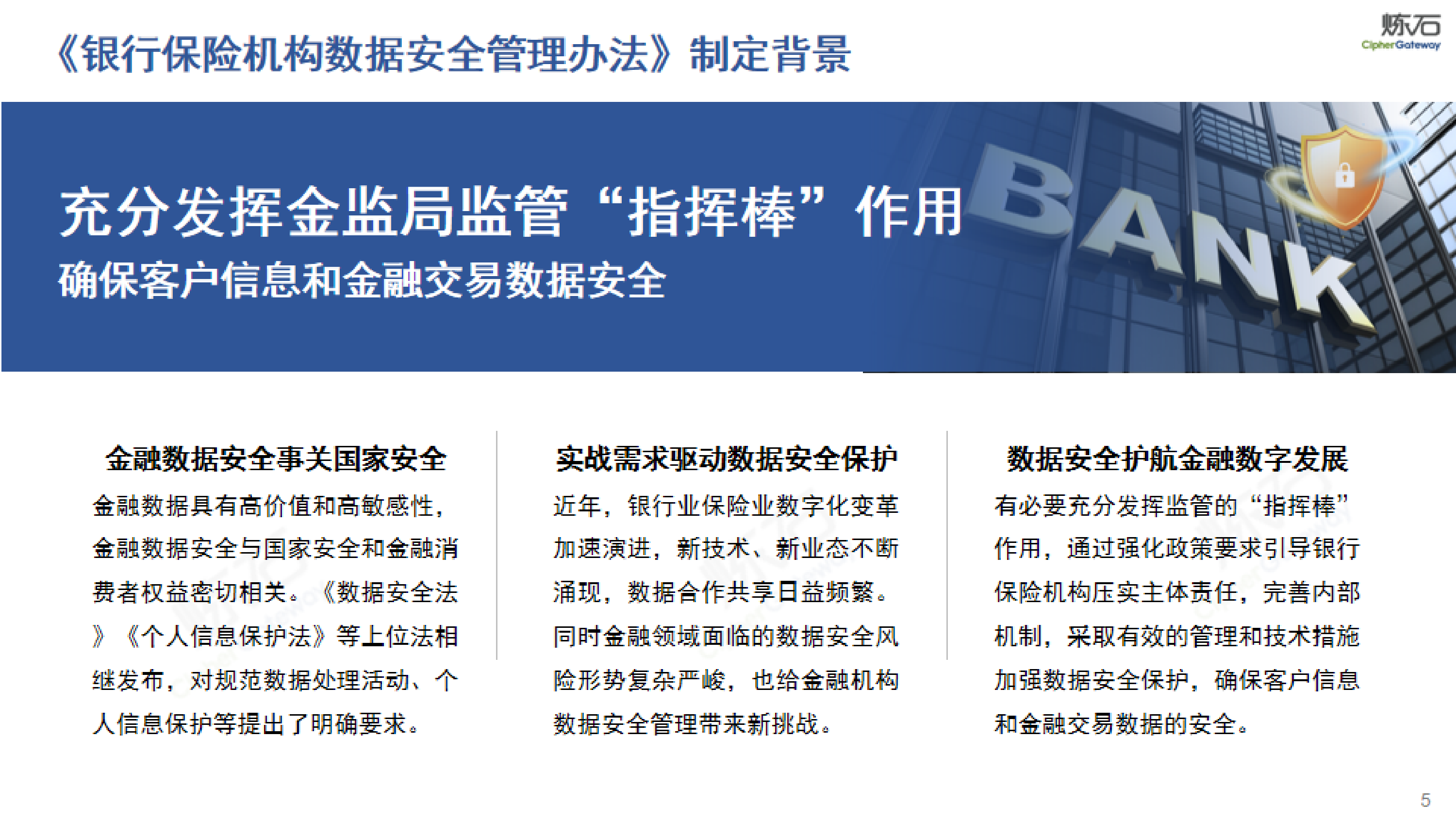 炼石图解国家金融监督管理总局银行保险机构数据安全管理办法V1.0.0641页